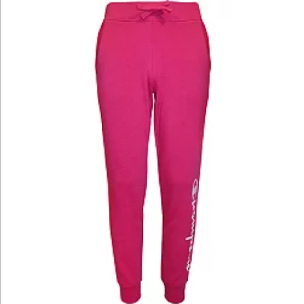 Champion Girls Size L - Script Fleece Jogger Pants